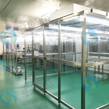 韩国进口亚克力防静电千级不锈钢框架洁净棚
